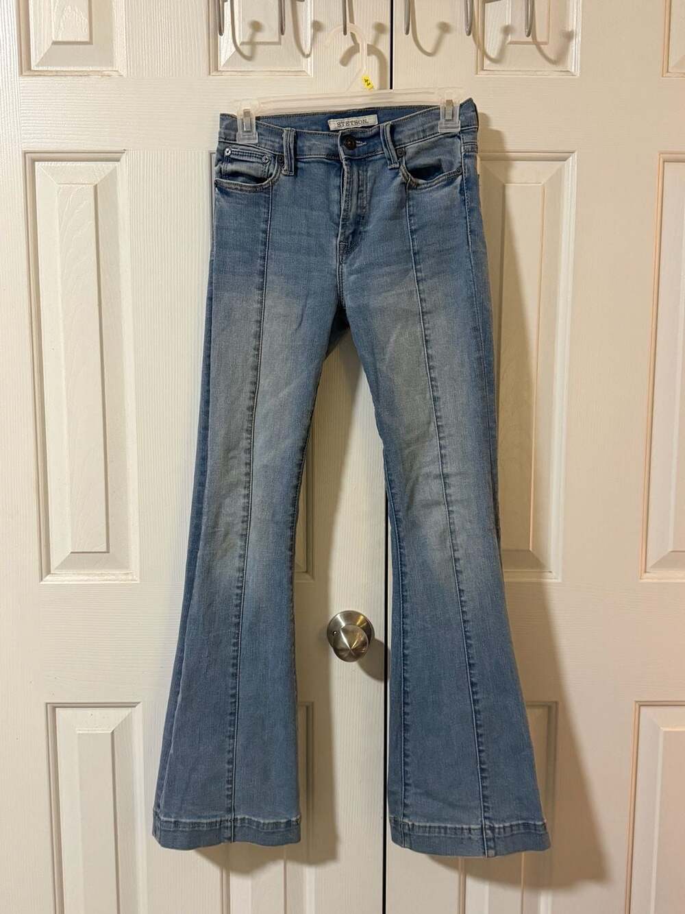 Stetson High Rise Flare Seamed Denim Jeans